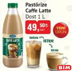 DOST PASTÖRİZE CAFFE LATTE 1 L